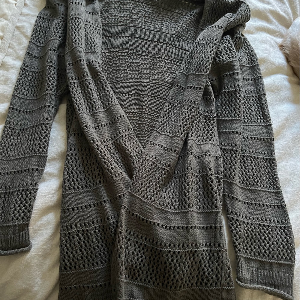 Womens crochet duster